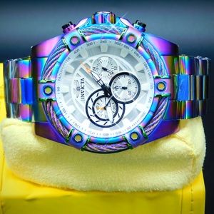 FIRM PRICE-NO OFFER-INVICTA Unisex Iridescent Bolt